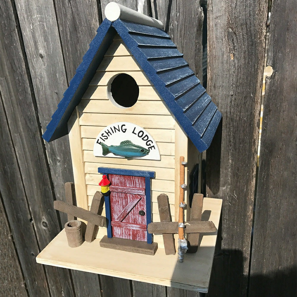 Fishing Lodge Bird House | Plow & Hearth