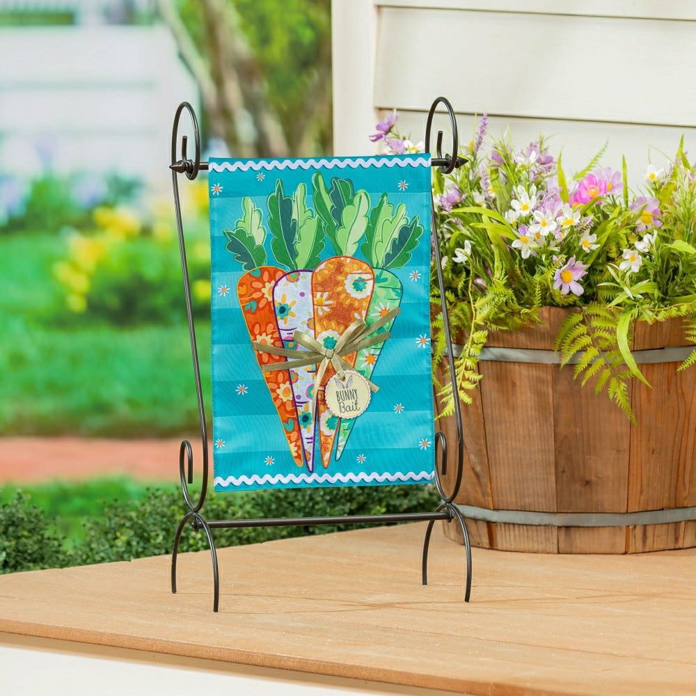 Bunny Bait Bunch Applique Garden Flag | Plow & Hearth