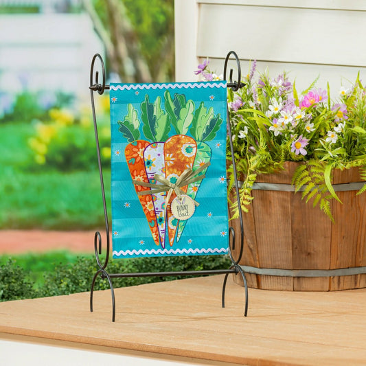 Bunny Bait Bunch Applique Garden Flag | Plow & Hearth