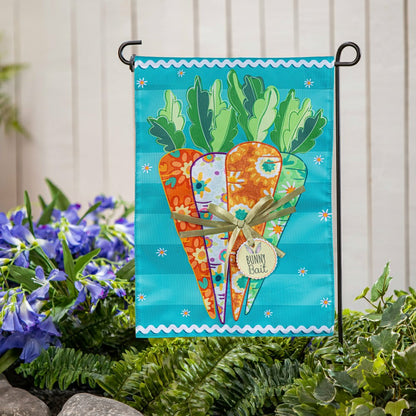 Bunny Bait Bunch Applique Garden Flag | Plow & Hearth