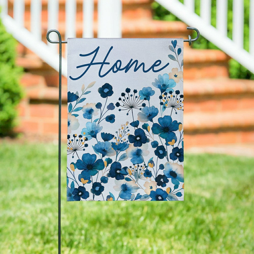 VivaStyle Gilded Meadow Burlap Garden Flag ONE | Plow & Hearth