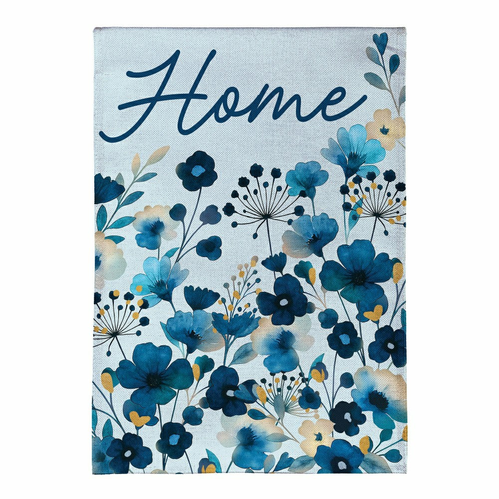 VivaStyle Gilded Meadow Burlap Garden Flag ONE | Plow & Hearth