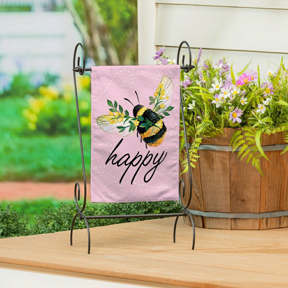 Simple Life Ladybug Burlap House Flag | Plow & Hearth