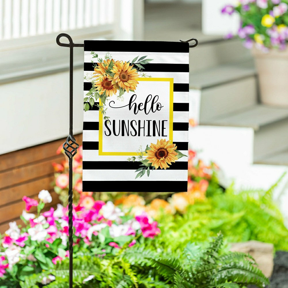 Simple Life Ladybug Burlap House Flag | Plow & Hearth