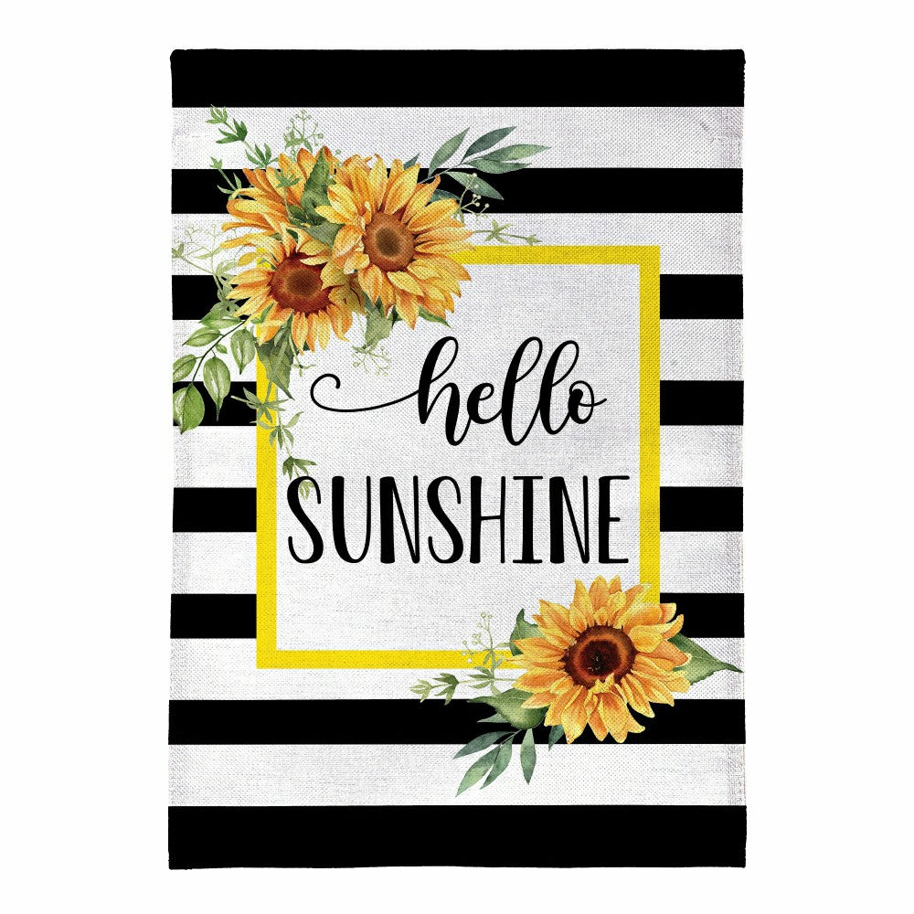 Simple Life Ladybug Burlap House Flag | Plow & Hearth