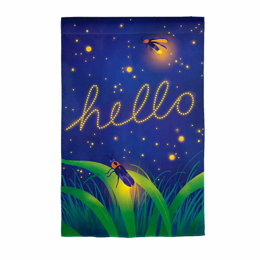 Hello Fireflies Garden Flag | Plow & Hearth