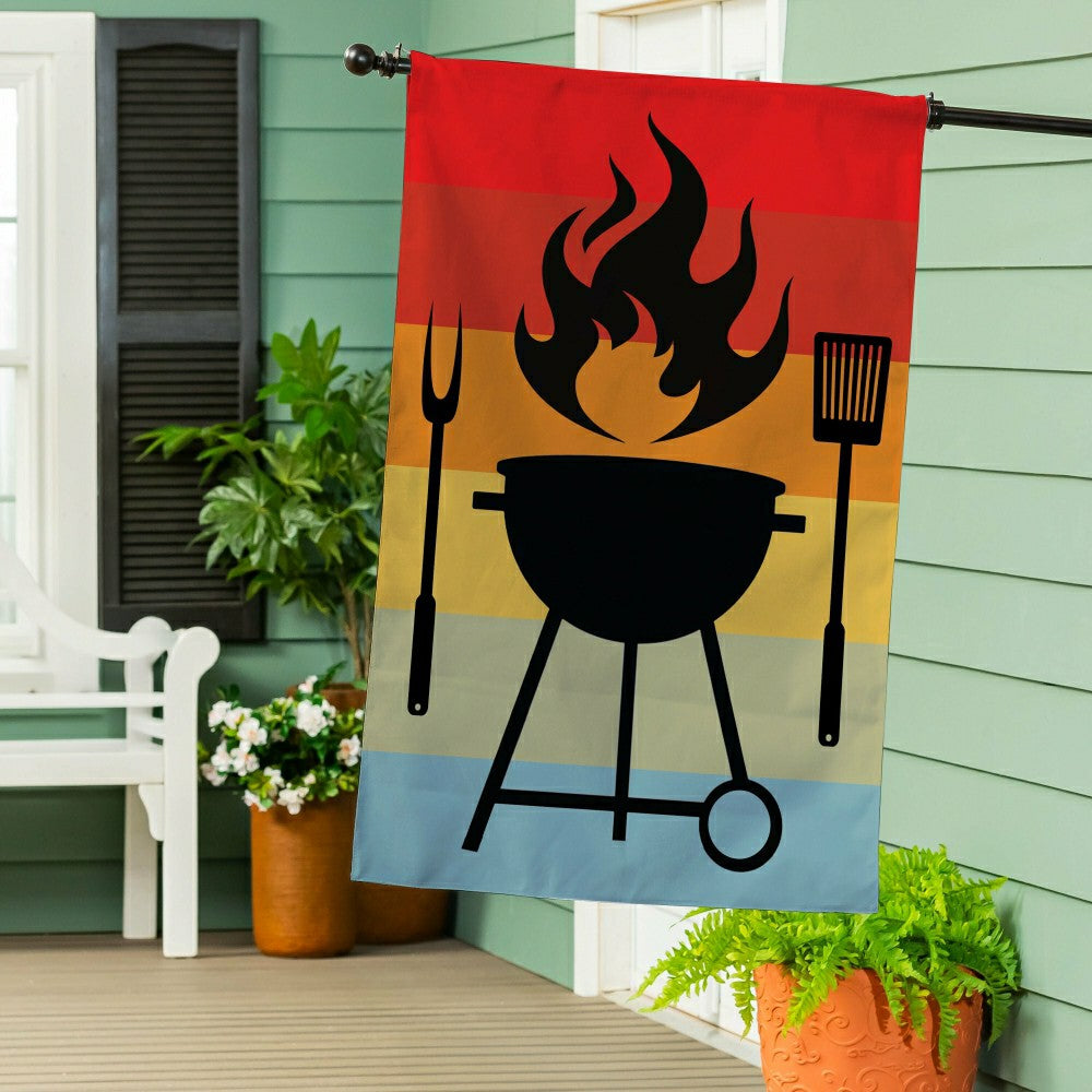Burlap House Flag | Plow & Hearth