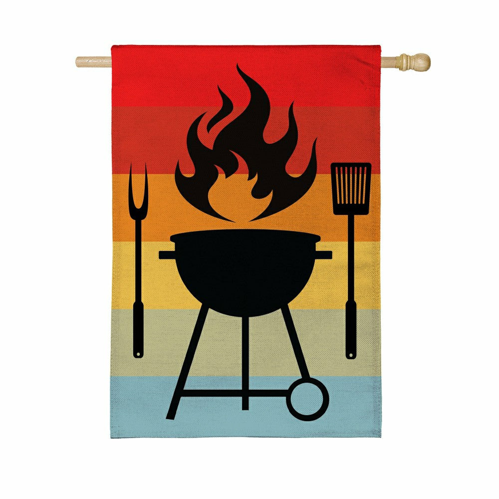 Burlap House Flag | Plow & Hearth