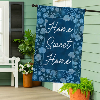VivaStyle Gilded Meadow Burlap House Flag TWO | Plow & Hearth