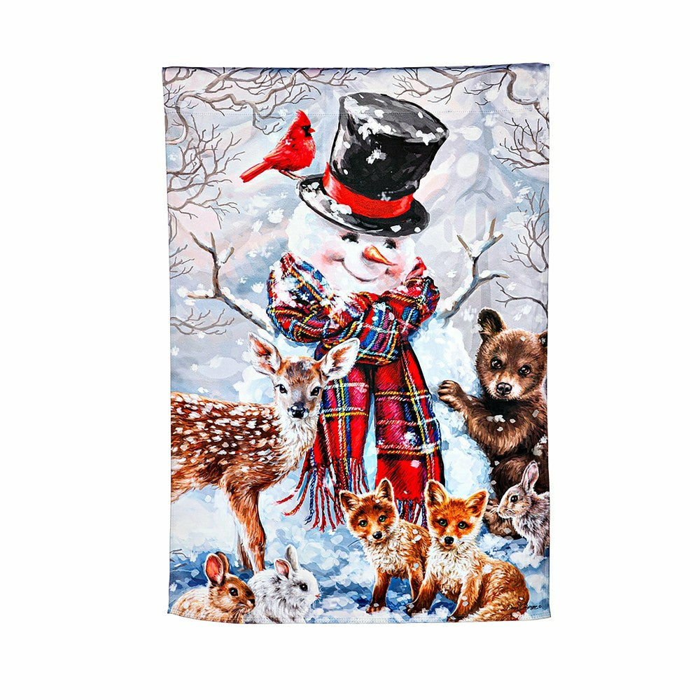 Forest Friends Suede House Flag | Plow & Hearth