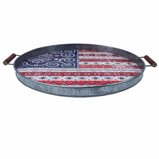 Boho Americana Metal Tray 2.4"WT | Plow & Hearth