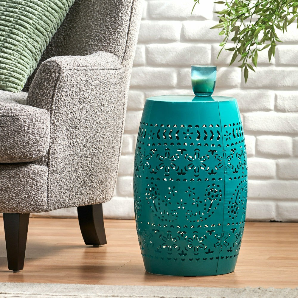 Bloom Outdoor Lace-Cut Side Table | Plow & Hearth