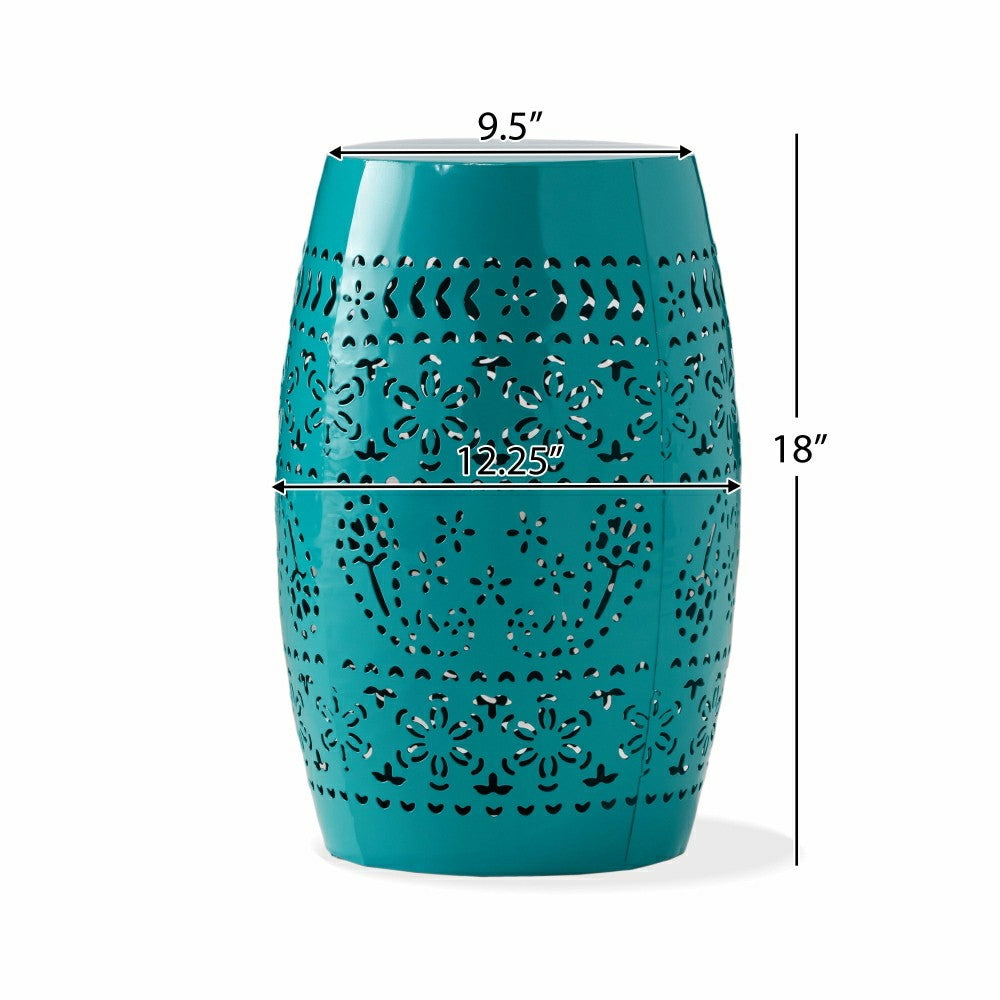 Bloom Outdoor Lace-Cut Side Table | Plow & Hearth