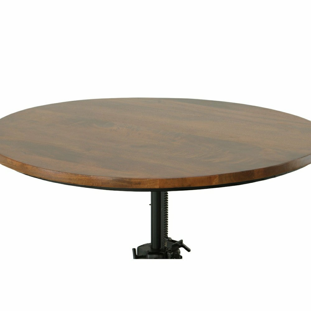 Bentley Adjustable Crank Table, Chestnut | Plow & Hearth