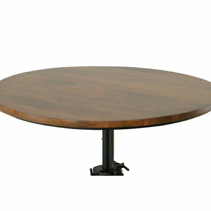 Bentley Adjustable Crank Table, Chestnut | Plow & Hearth