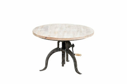 Riley Adjustable Height Rustic Coffee Table, Natural Driftwood | Plow & Hearth