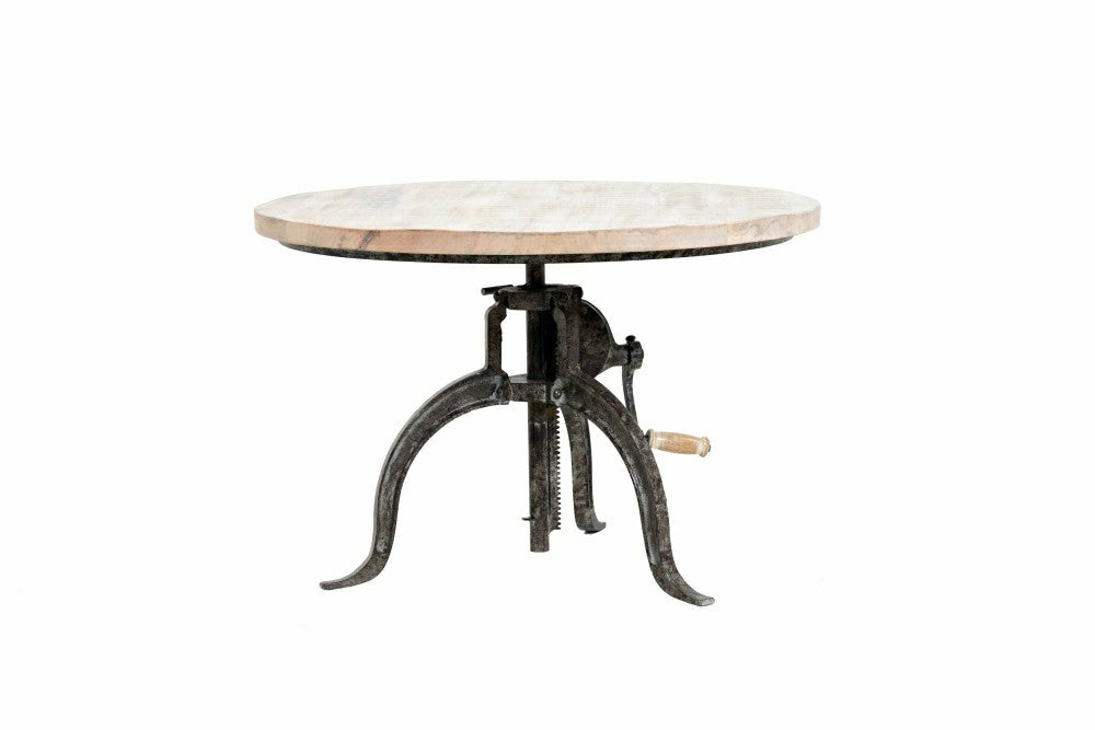 Riley Adjustable Height Rustic Coffee Table, Natural Driftwood | Plow & Hearth
