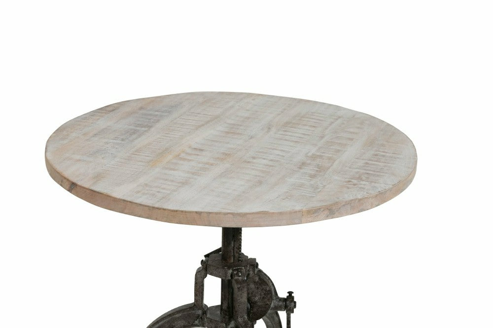 Riley Adjustable Height Rustic Coffee Table, Natural Driftwood | Plow & Hearth