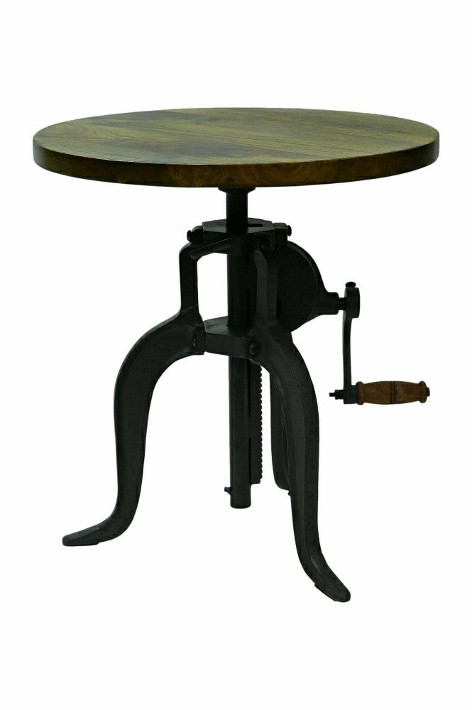 Regan Adjustable Accent Table, Harvest Oak | Plow & Hearth