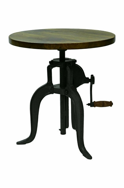 Regan Adjustable Accent Table, Harvest Oak | Plow & Hearth