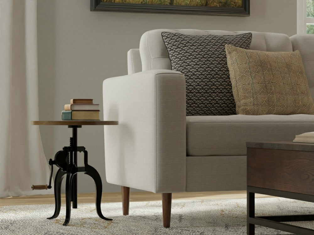 Regan Adjustable Accent Table, Harvest Oak | Plow & Hearth