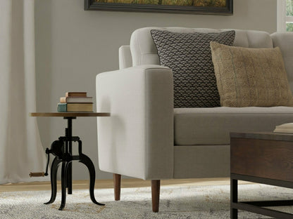 Regan Adjustable Accent Table, Harvest Oak | Plow & Hearth
