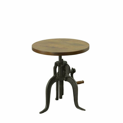 Regan Adjustable Accent Table, Harvest Oak | Plow & Hearth