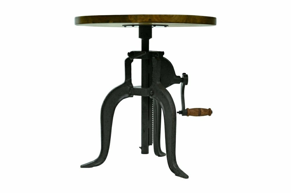 Regan Adjustable Accent Table, Harvest Oak | Plow & Hearth