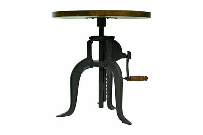 Regan Adjustable Accent Table, Harvest Oak | Plow & Hearth
