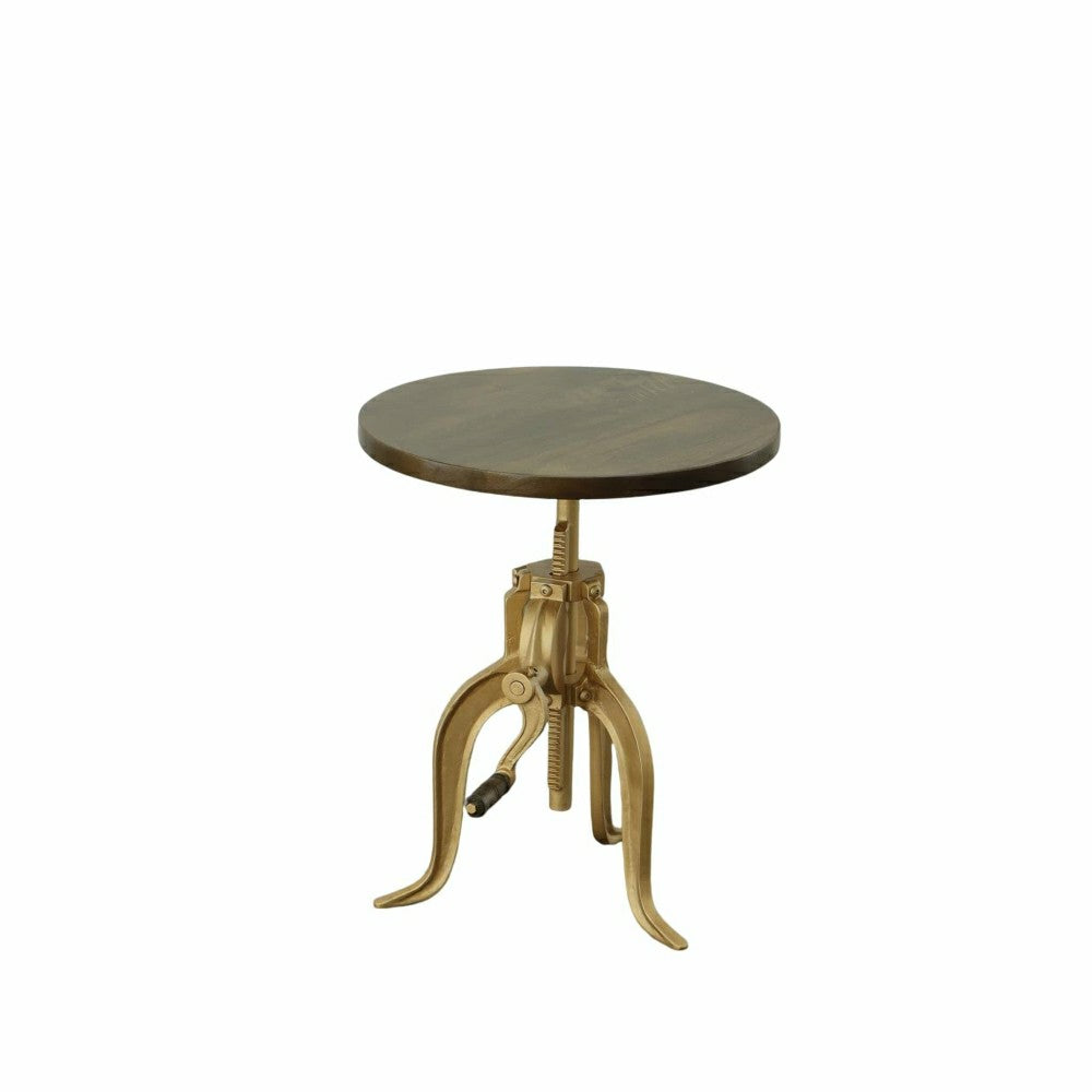 Regan Adjustable Accent Table, Elm | Plow & Hearth