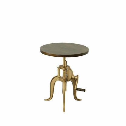 Regan Adjustable Accent Table, Elm | Plow & Hearth