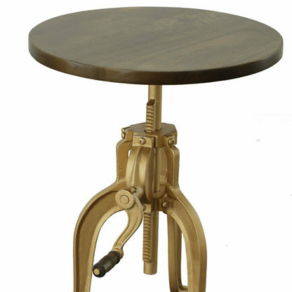 Regan Adjustable Accent Table, Elm | Plow & Hearth