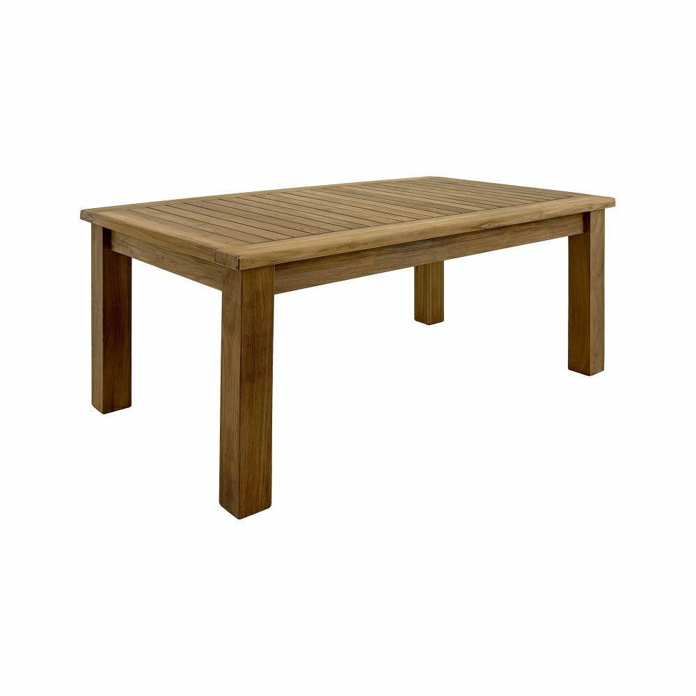 Kauai Natural Teak Indoor/Outdoor Coffee Table | Plow & Hearth