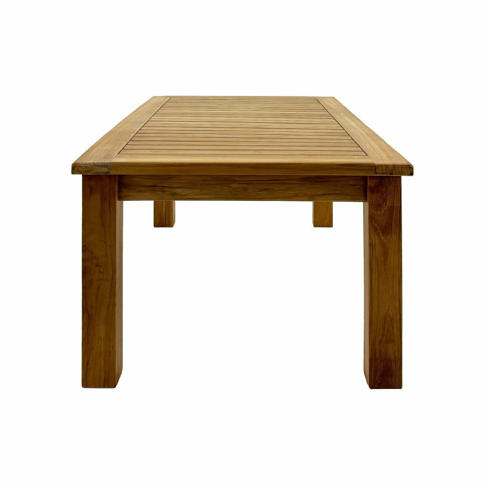 Kauai Natural Teak Indoor/Outdoor Coffee Table | Plow & Hearth