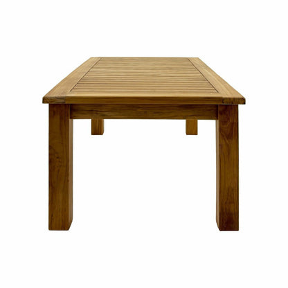 Kauai Natural Teak Indoor/Outdoor Coffee Table | Plow & Hearth