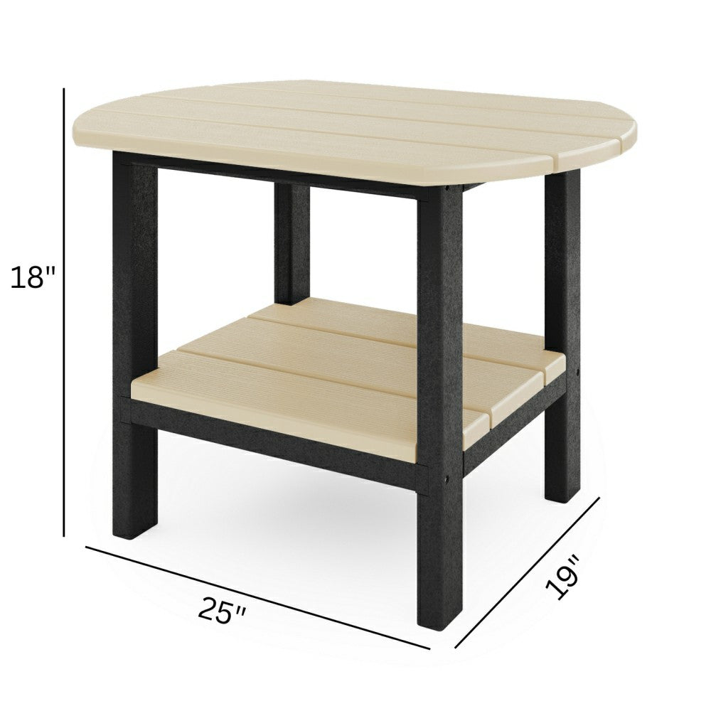 St. Simons Oval Side Table, 25" | Plow & Hearth