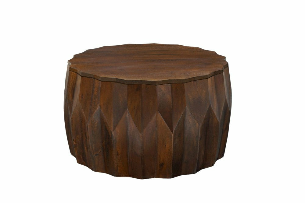 Lina Diamond Coffee Table, Walnut | Plow & Hearth