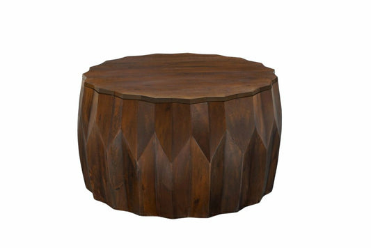 Lina Diamond Coffee Table, Walnut | Plow & Hearth