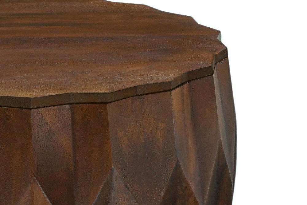 Lina Diamond Coffee Table, Walnut | Plow & Hearth