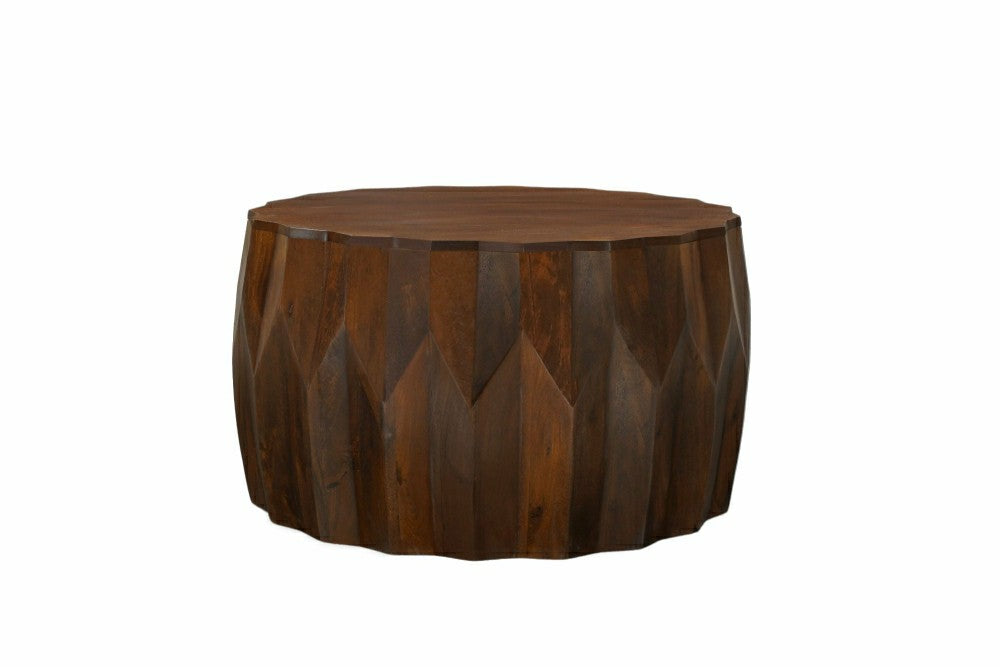 Lina Diamond Coffee Table, Walnut | Plow & Hearth