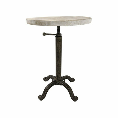 Colton Adjustable Vintage Table, Natural Driftwood Top | Plow & Hearth