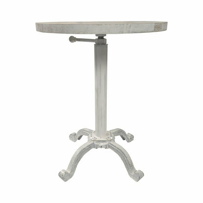 Colton Adjustable Vintage Table, Whitewash | Plow & Hearth
