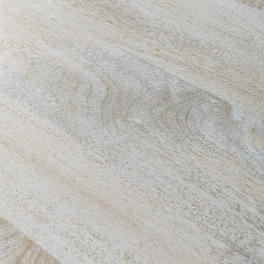 Colton Adjustable Vintage Table, Whitewash | Plow & Hearth