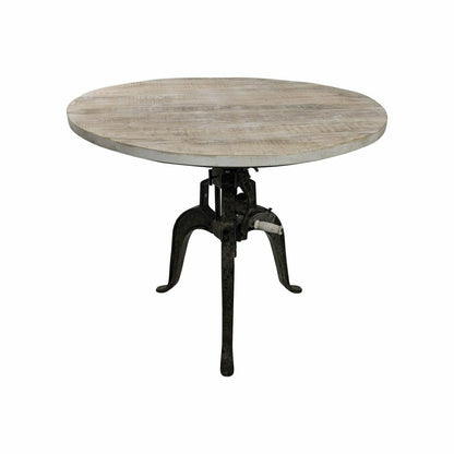 Bentley Adjustable Crank Table, Natural Driftwood | Plow & Hearth