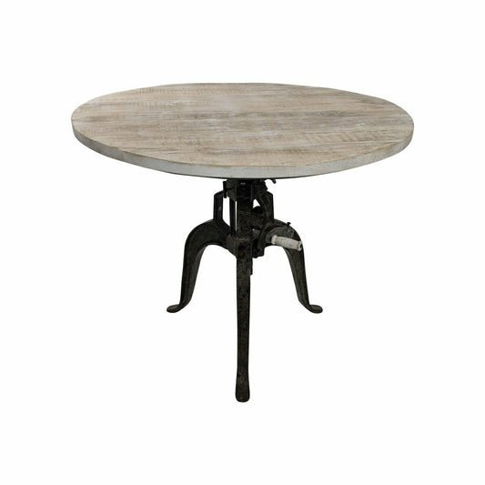 Bentley Adjustable Crank Table, Natural Driftwood | Plow & Hearth