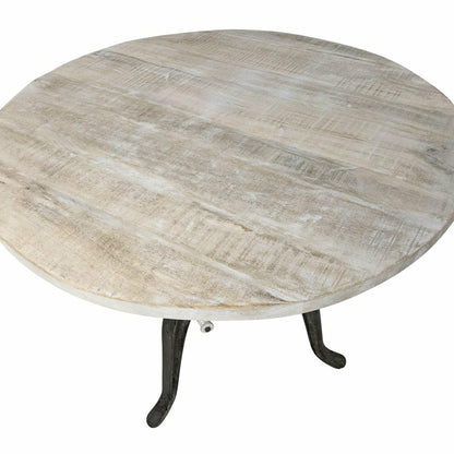 Bentley Adjustable Crank Table, Natural Driftwood | Plow & Hearth