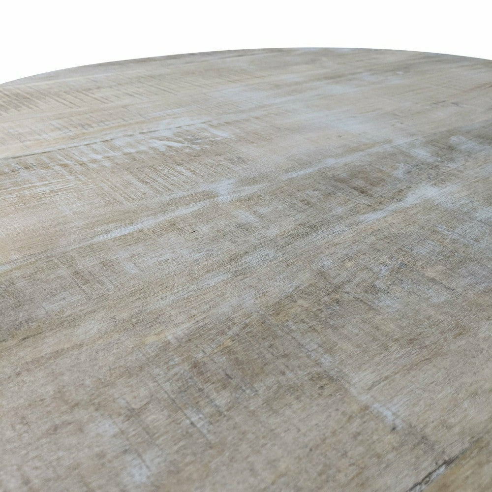 Bentley Adjustable Crank Table, Natural Driftwood | Plow & Hearth