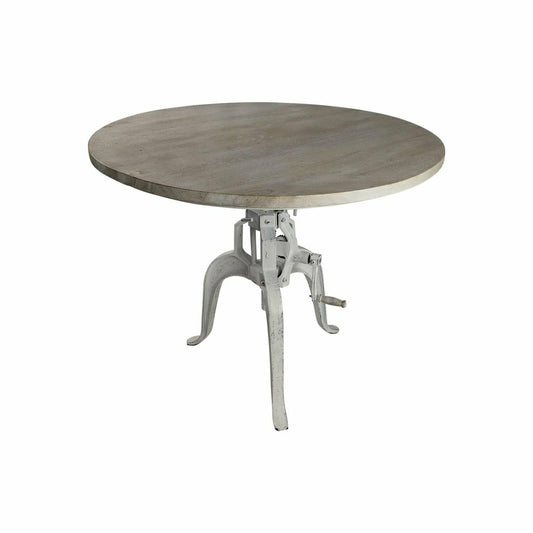 Bentley Adjustable Crank Table, Whitewash | Plow & Hearth