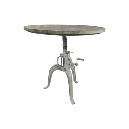 Bentley Adjustable Crank Table, Whitewash | Plow & Hearth