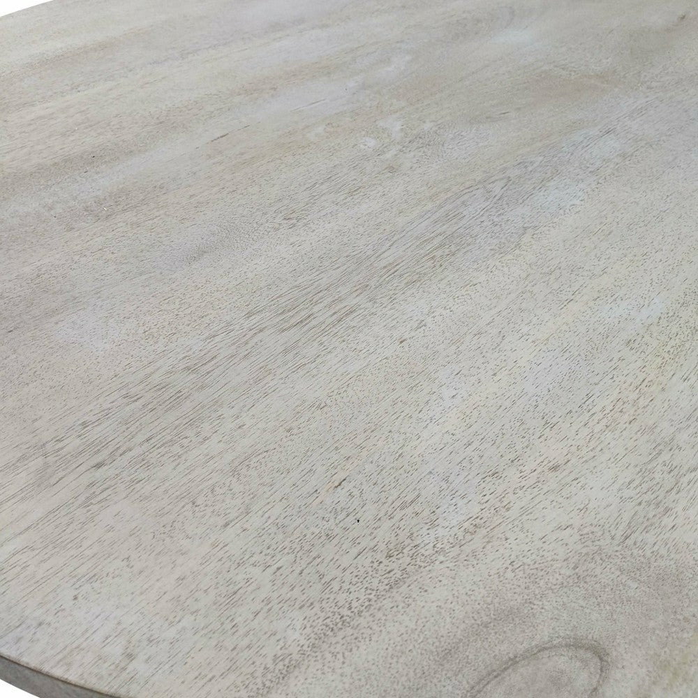 Bentley Adjustable Crank Table, Whitewash | Plow & Hearth